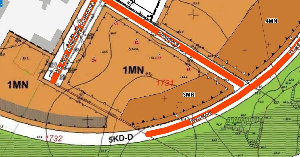 działka budowlana pod budownictwo szeregowe w Śremie, utwardzony dojazd, media, bezpośrednio - Widok 2
