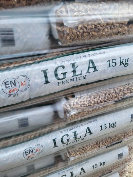 Pellet Certyfikowany IGŁA Premium ENplus A1