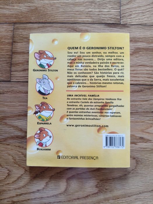 Livro da coleção "Geronimo Stilton"