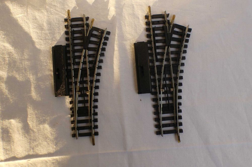 Linhas HO Jouef e Lima, vias rectas, curvas, agulhas, encarrilhadores.