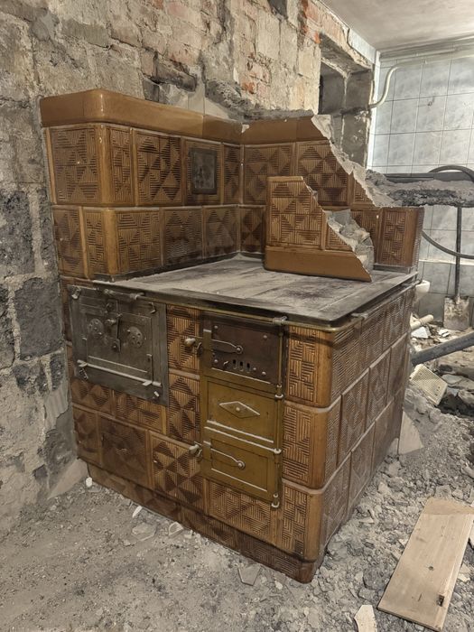 Piec kaflowy do samodzielnej rozbiórki, wszystkie cześci, stan dobry