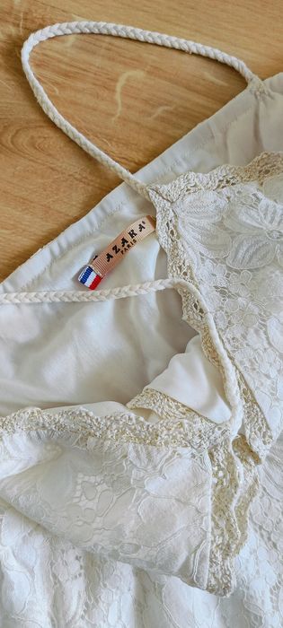 Letnia AZARA sukienka boho, ażurowa sukienka, długa sukienka z koron