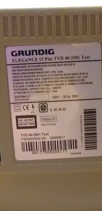 Televisão analógica Grundig