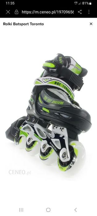 Rolki Bat Sport Toronto 35-38.