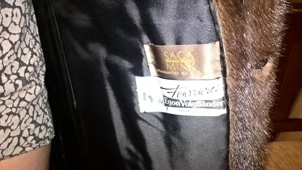 Futro z norek ekskluzywne SAGA MINK