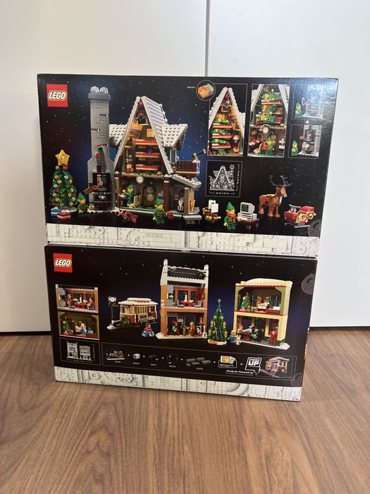Lego 10308 Holiday Main Street e Lego 10275 Elf Club House
