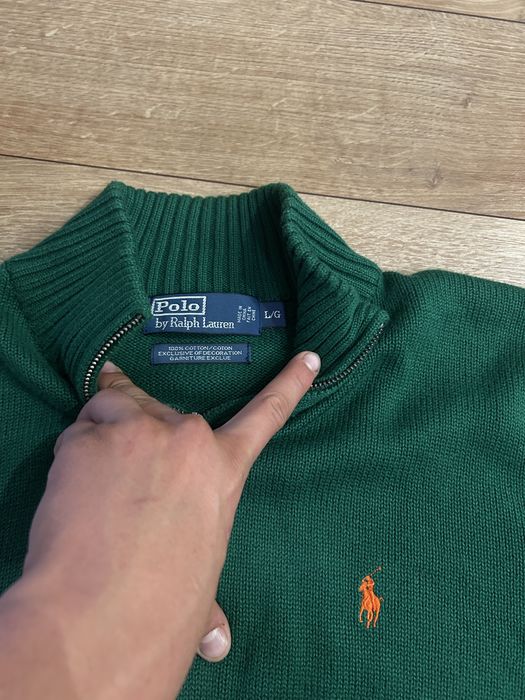 Светер Polo Ralph Lauren Quarter Zip / Зіп кофта Ральф Лорен оригінал