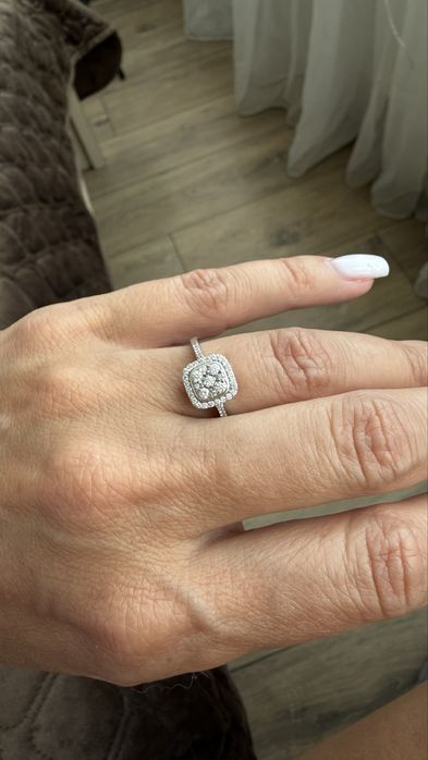 Кольцо ZBIRD с натуральными бриллиантами 0,31 ct | Золото 585 | Полный комплект