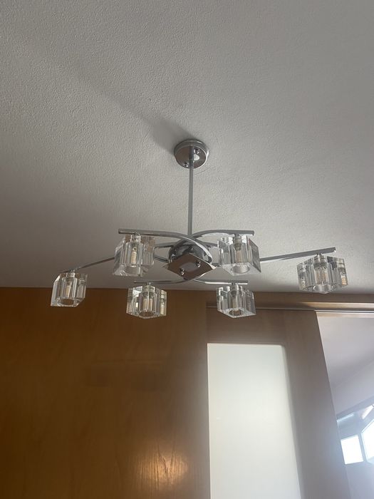 Conjunto de 2 candeeiros elegantes