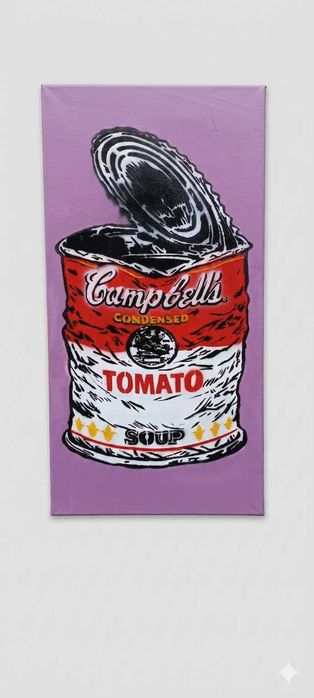 Pintura Pop Art "Campbell's Soup"