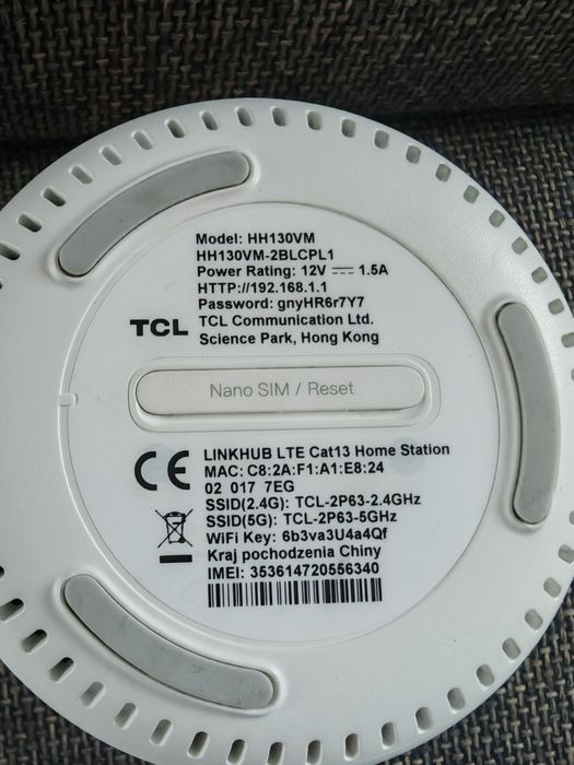 Router bezprzewodowy na kartę SIM wifi TCL szybki internet ruter gsm