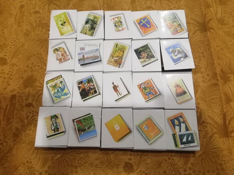 Coleção de 20 caixas de fósforos