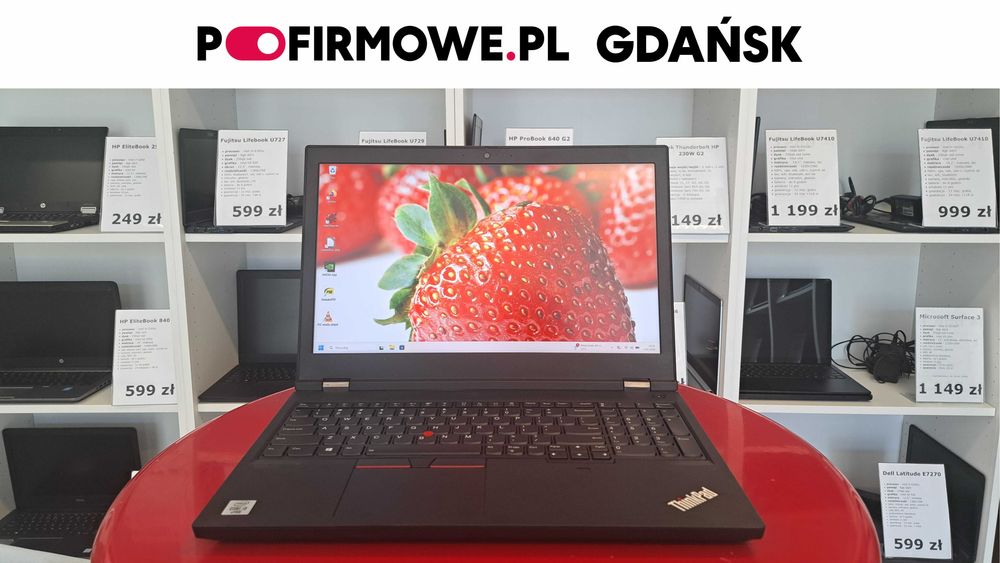 Laptop Lenovo Thinkpad P15 i9-10GEN 32GB/512SSD Quadro RTX 4000 8GB