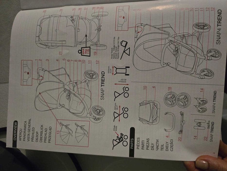wózek Valco Baby Snap trend 4, spacerówka