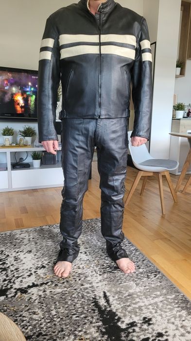 Kurtka motocyklowa skórzana