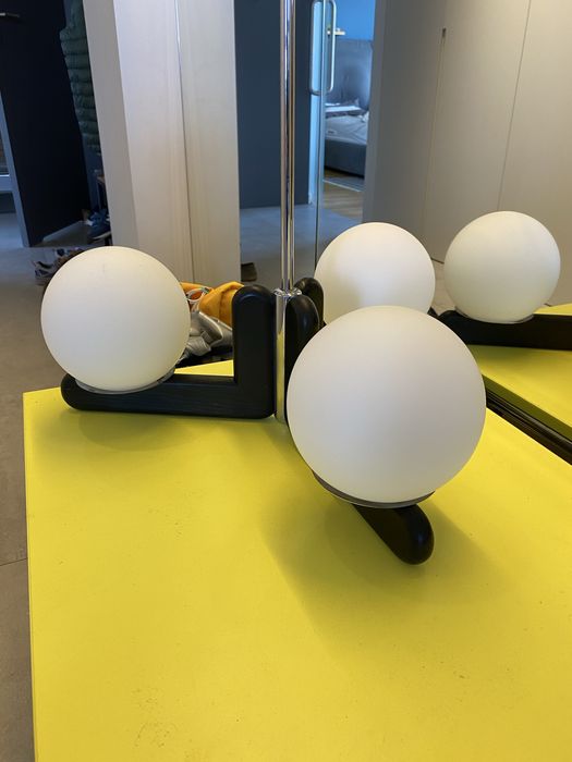 Lampa sufitowa Kaiser Leuchten 3 X E14, mid century modern, bauhaus .