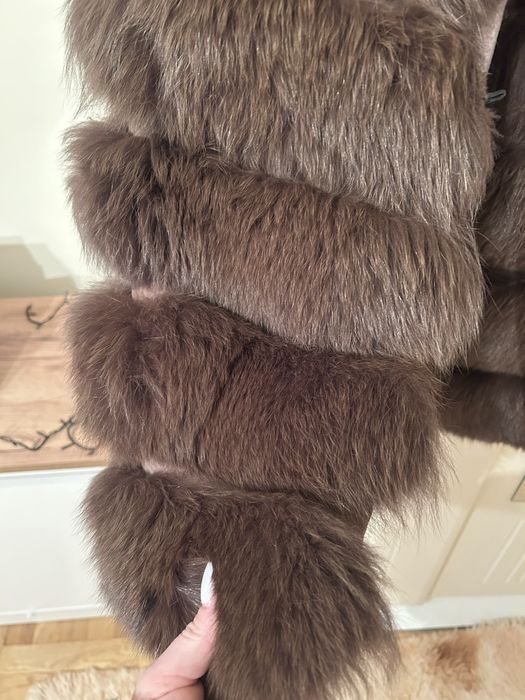 Безрукавка натуральний песець