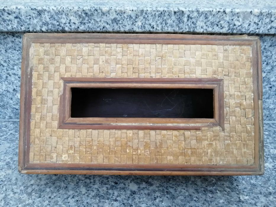 Chapa coca cola caixa bambu guarda napos relógio porta lápis e canetas