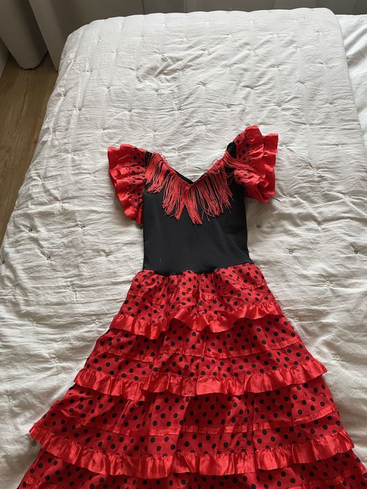 Sukienka do flamenco roz 122-128