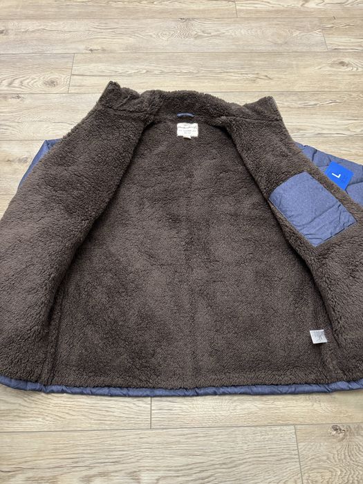 Nowa niebieska pikowana oryginalna ciepła męska kurtka L Weatherproof