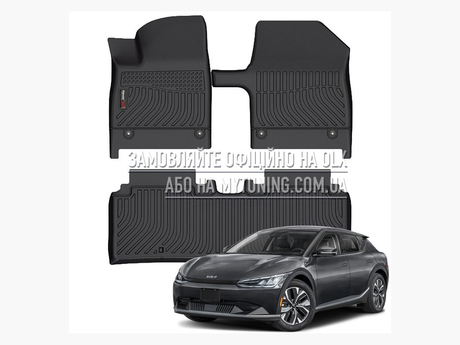 3D килимки Kia EV6 Кіа ЕВ6 2021–2025 в салон | Havoc