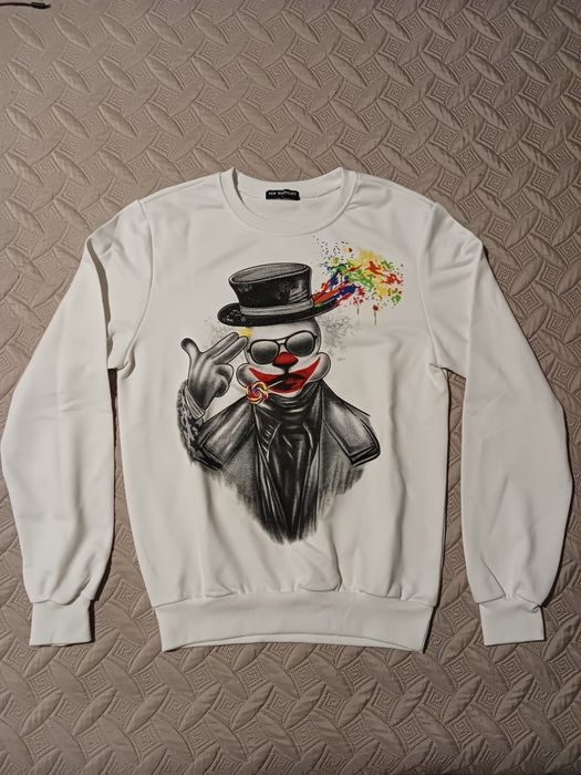 Sweat Branca Palhaço