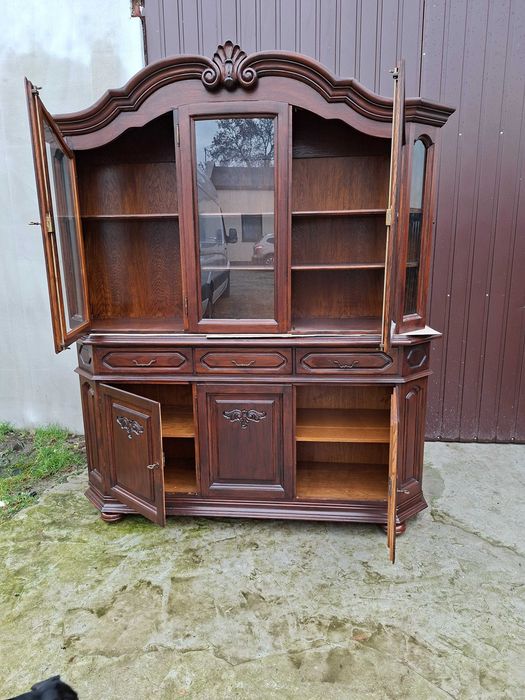 Witryna ciemny polisander