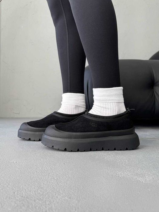 Сапоги UGG Tasman Weather Hybrid Black 36-45 Натур Замша! Новинка Зимы