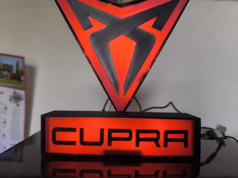 Luminária Decorativa / Lightbox Cupra