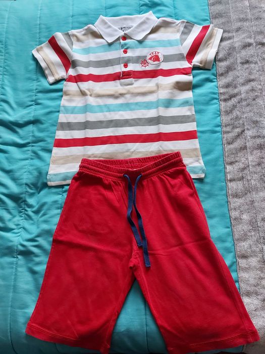 Summer Set: Polo Shirt and Shorts