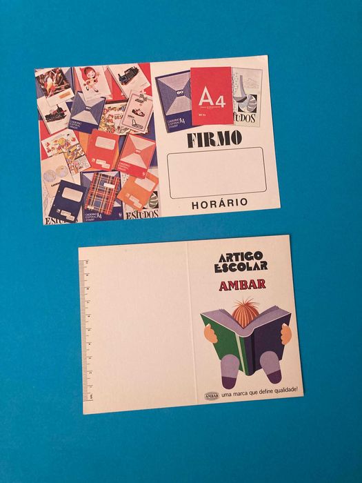 Lote de 7 Horários Escolares várias marcas Antigos