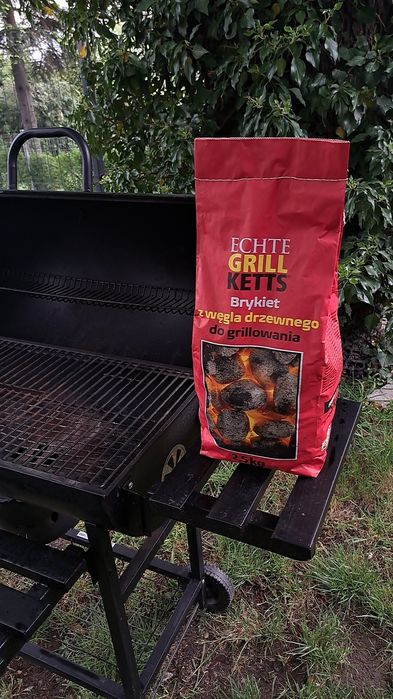 GRILL węglowy ogrodowy brykiet gratis