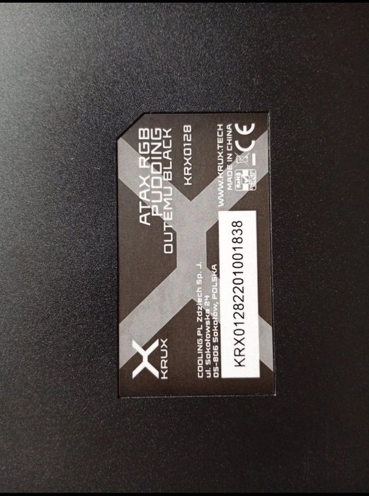 Klawiatura KRUX Atax RGB Pudding Outemu Black