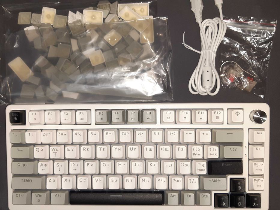 Клавиатура проводная GamePro Genesis Silverlight MK126 USB Grey