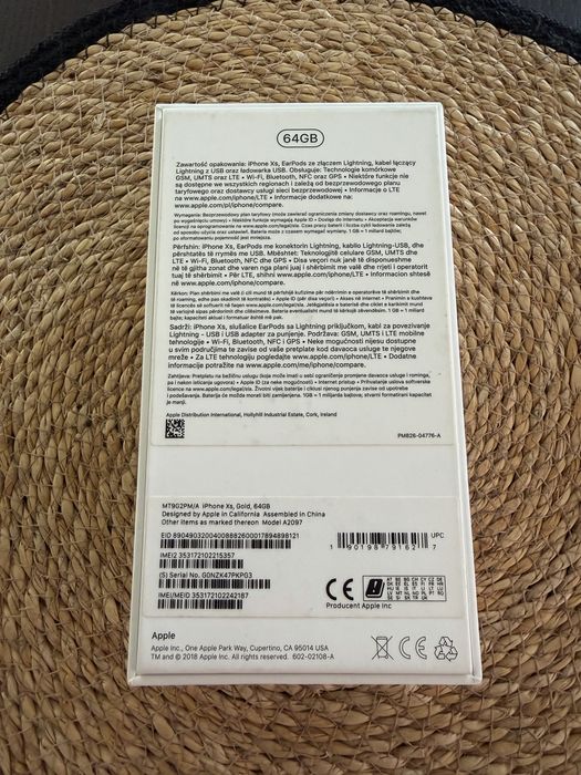 Iphone XS 64GB zloty super stan