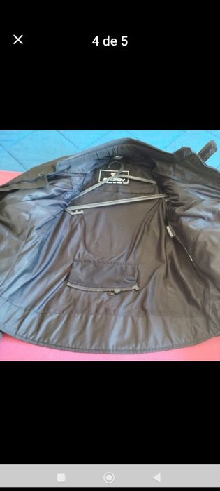 Vendo casaco motard  impecável