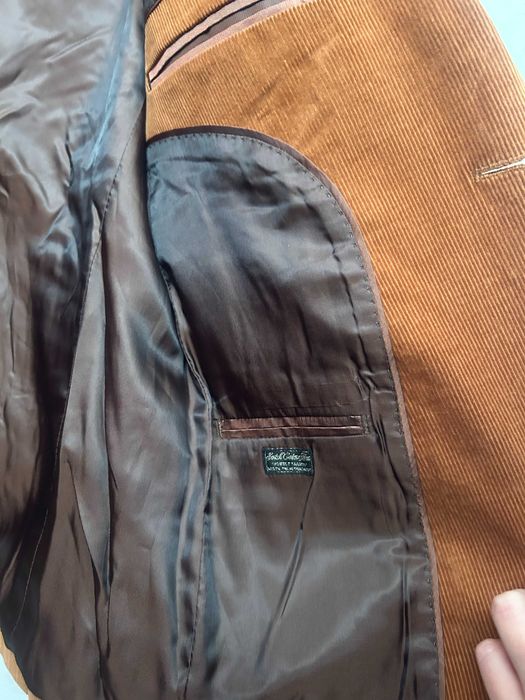Scotch & Soda _ Sztruksowa brązowa marynarka L/50  _ Tailor-Made