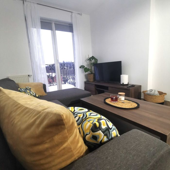 Apartament z balkonem widok na Zamek