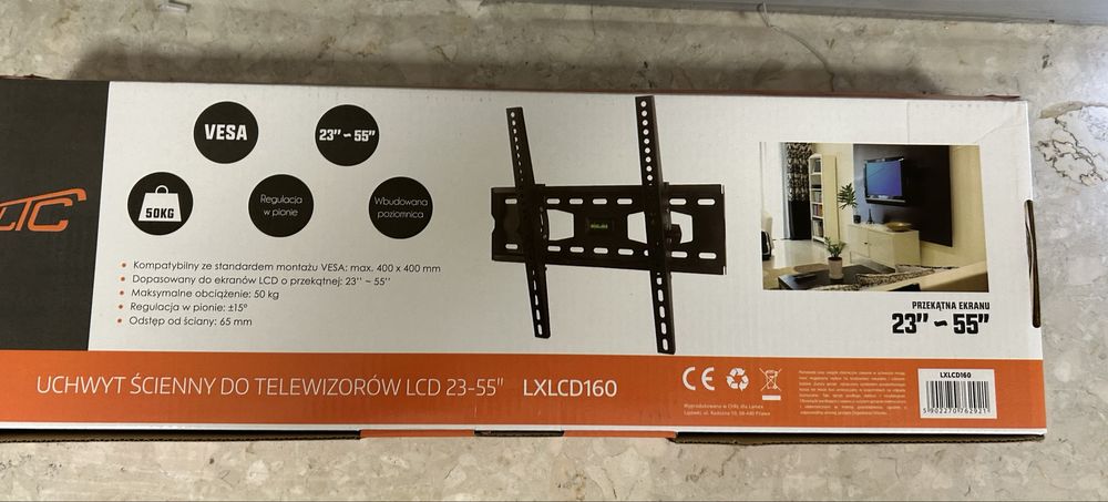 Uchwyt scienny do  TV 23-55” 50kg