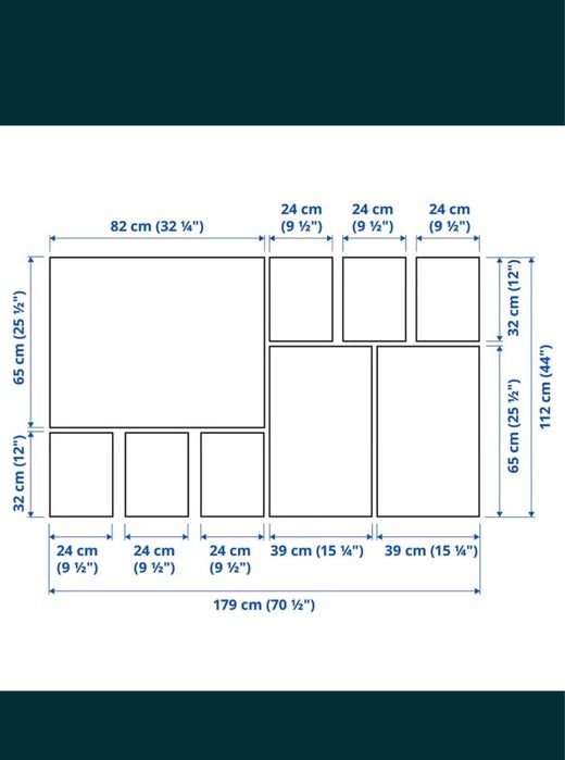 Zestaw obrazów Ikea 9szt - plaża