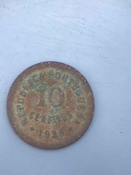 Moedas antigas de vários anos