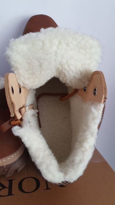 Buty męskie zimowe kolor brąz rozmiar 44