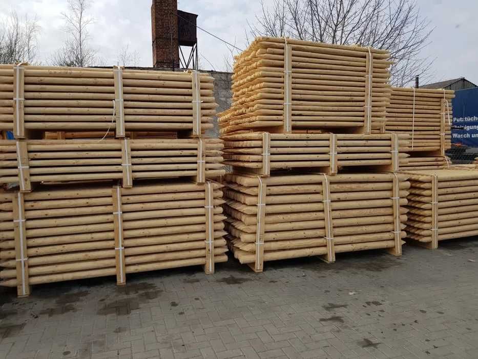 Paliki do drzewek, paliki toczone*** 5x250***6x250**8x220**