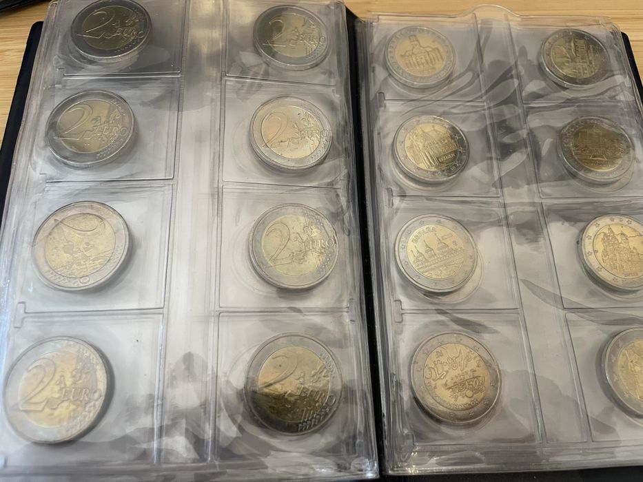 Coleçao Moedas 2 Euros comemorativas - numismática