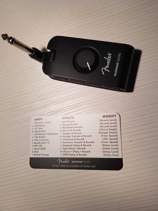 Amplug Fender Mustang Micro