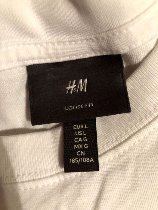 Белая футболка H&M
