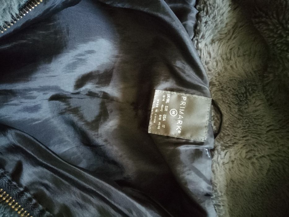 Szare sztuczne futerko Primark