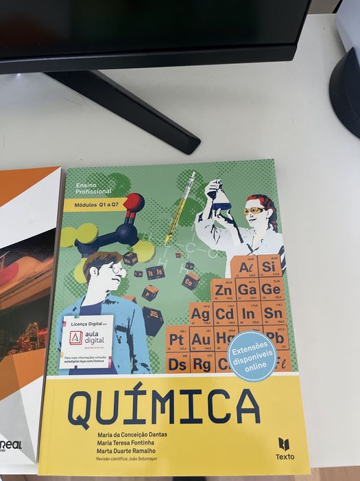 livros de fisica e quimica para cursos profissionais
