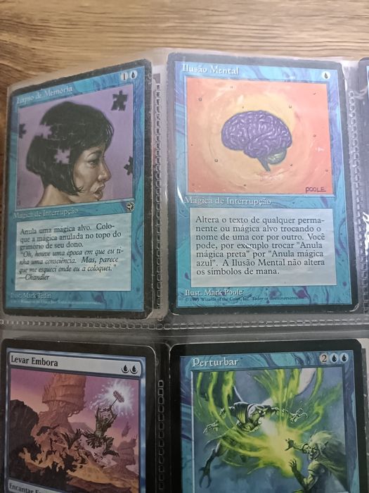 Cartas Magic azuis