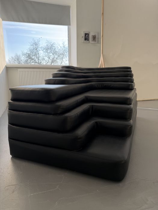 Дизайнерська шкіряна софа